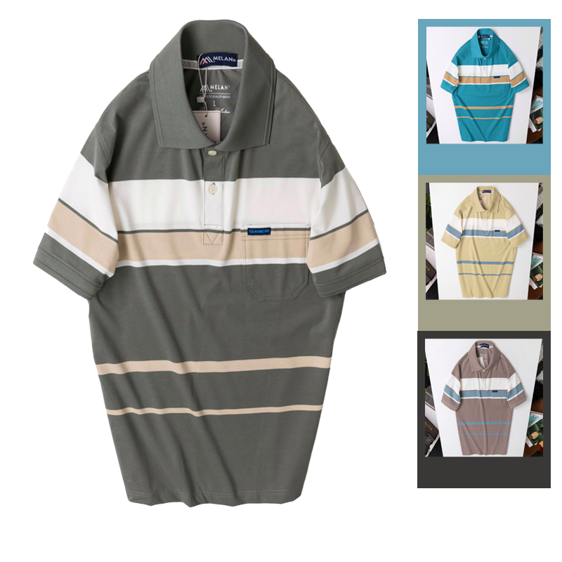 23822_as055_20240329112306-3.png Áo Thun Sọc Nam Trung Niên Phối Sọc Màu Cổ Bẻ Có Túi Thun Cotton (Có size 3x) - AS055