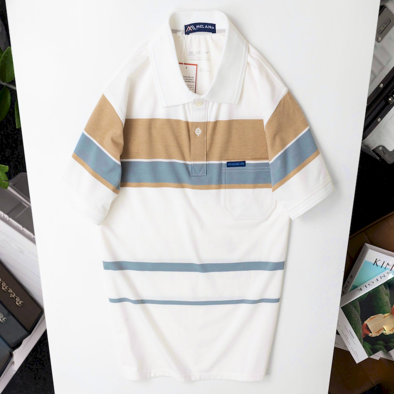 23822_z5296099613838-b2e340ee398164d3de81e6b4347e0517_20240331031007-1.png Áo Thun Sọc Nam Trung Niên Phối Sọc Màu Cổ Bẻ Có Túi Thun Cotton (Có size 3x) - AS055