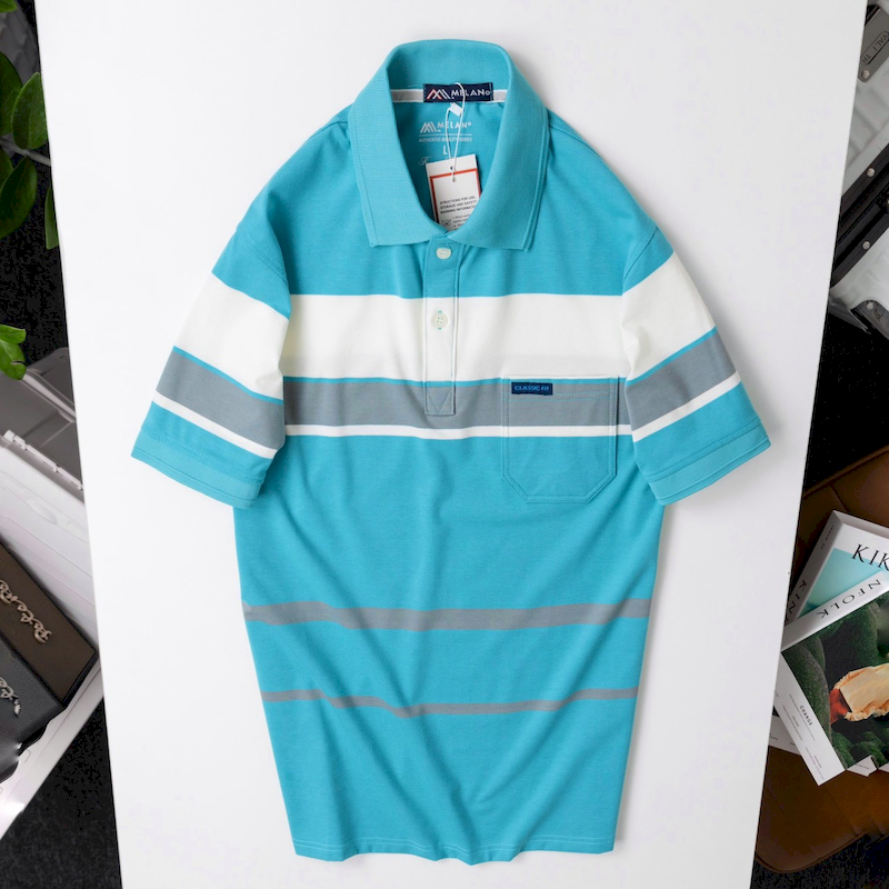 23822_z5296099614473-7ec2286d92987c763ca8b1d52a325a41_20240331031035-1.png Áo Thun Sọc Nam Trung Niên Phối Sọc Màu Cổ Bẻ Có Túi Thun Cotton (Có size 3x) - AS055