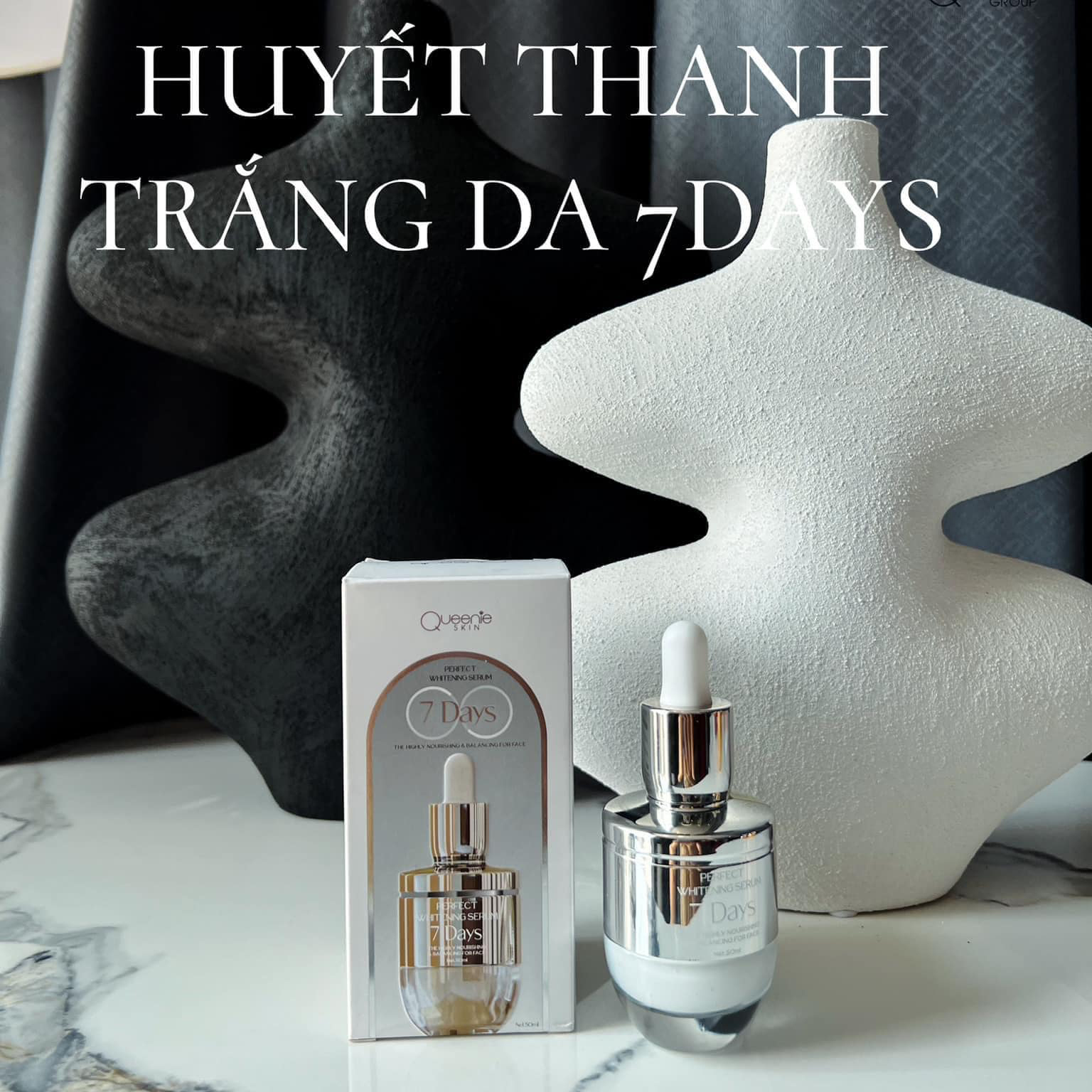 Bỏ sỉ serum Huyết Thanh Queenie Skin 7Days 50ml Bỏ sỉ serum Huyết Thanh Queenie Skin 7Days 50ml