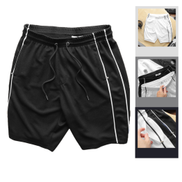 Quần Short Thun Nam Pack Hourse Viền Sọc - QB427