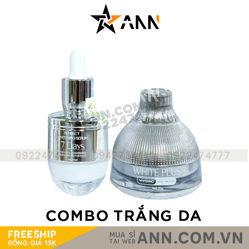 Combo Kem Face Lười Thượng Hạng và Serum Huyết Thanh 7Days Queenie Skin Combo Kem Face Lười Thượng Hạng và Serum Huyết Thanh 7Days Queenie Skin