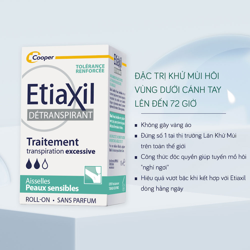 Chuyên sỉ lăn Khử Mùi EtiaXil Màu Xanh Cho Da Nhạy Cảm 15ml Chuyên sỉ lăn Khử Mùi EtiaXil Màu Xanh Cho Da Nhạy Cảm 15ml