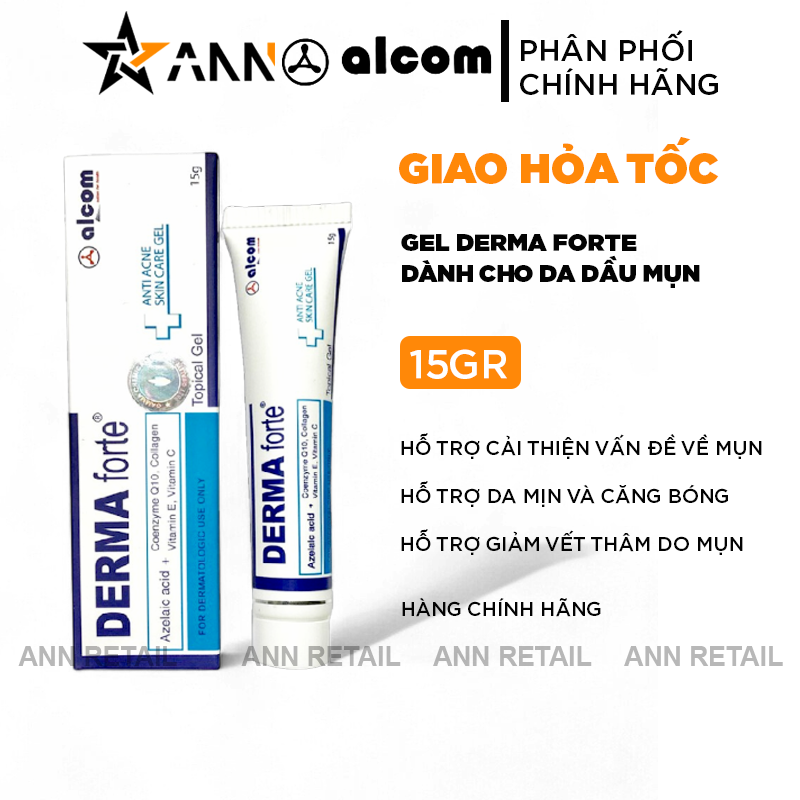 23875_1_20241111085910-1.png Gel Mụn Derma Forte Topical Tuýp 15g - Giảm Mụn Mờ Thâm - DERMAFORTE