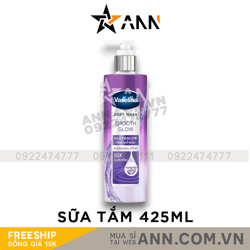 23878_3_20240406025031-2.png Sữa Tắm Màu Tím Vaseline Body Wash Smooth Glow 10X 425ml - 8851932459754