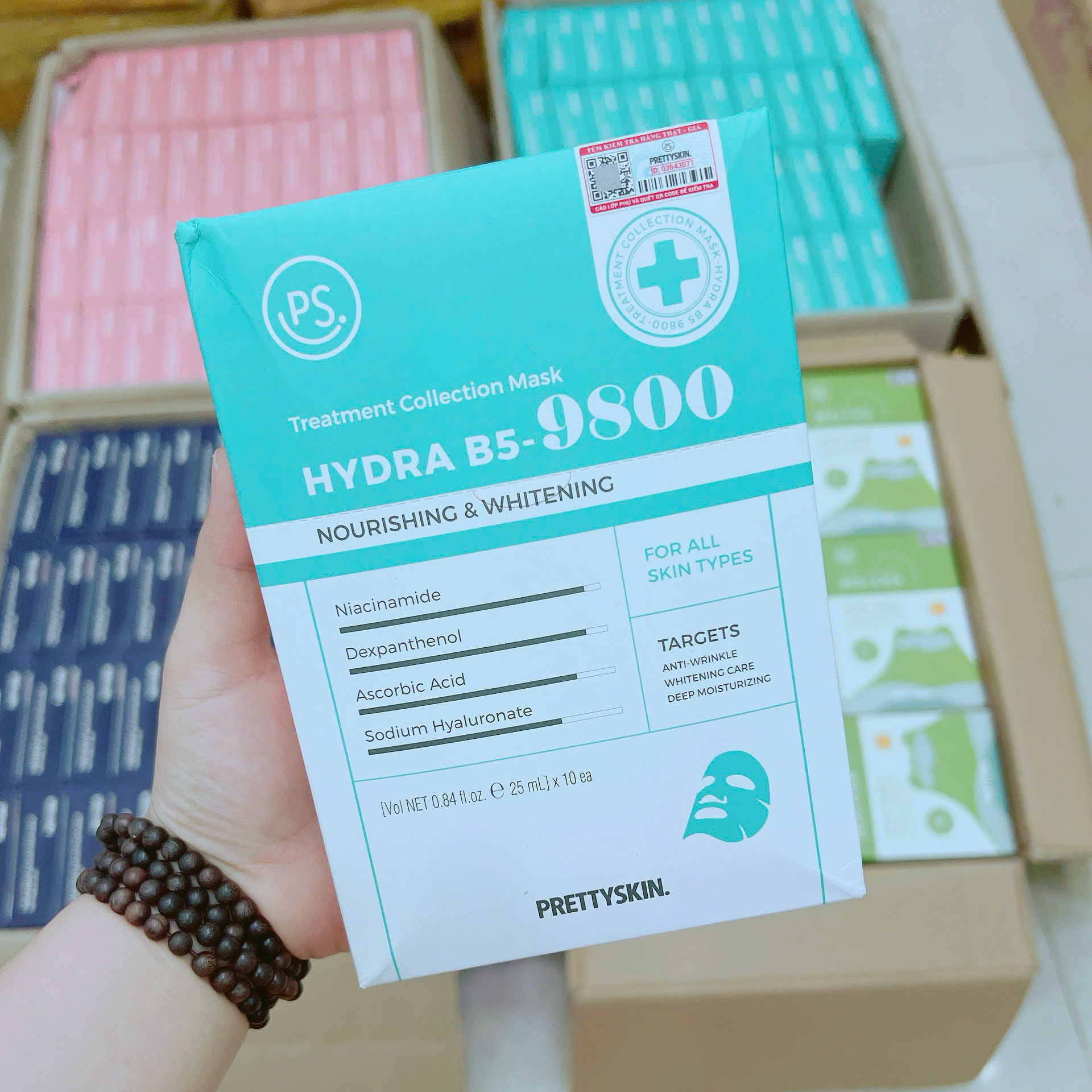 23881_z7210374845234-b72f56dff0c224c0b0639b2af67443a6_20251110223204-1.png Mặt Nạ Prettyskin Hydra B5 Màu Xanh Nhạt Phục Hồi Da Hộp 10miếng - 8809733215635