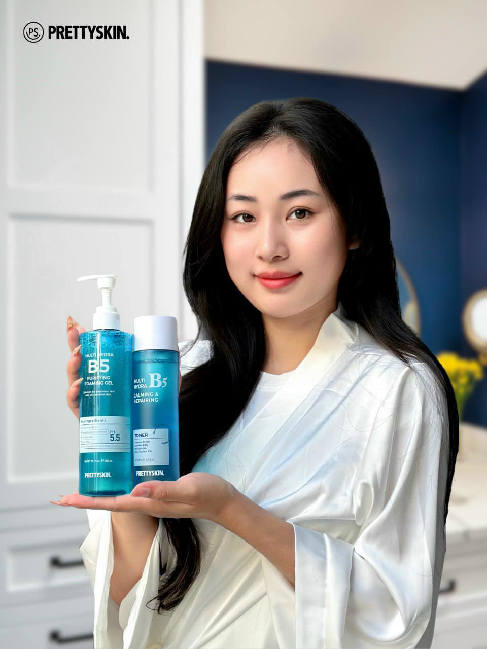 23884_469600457-122173683944248701-6286115526262537426-n_20251110224709.png Sữa Rửa Mặt Prettyskin Multi Hydra B5 Cấp Ẩm Sạch Sâu 300ml - 8809733219091
