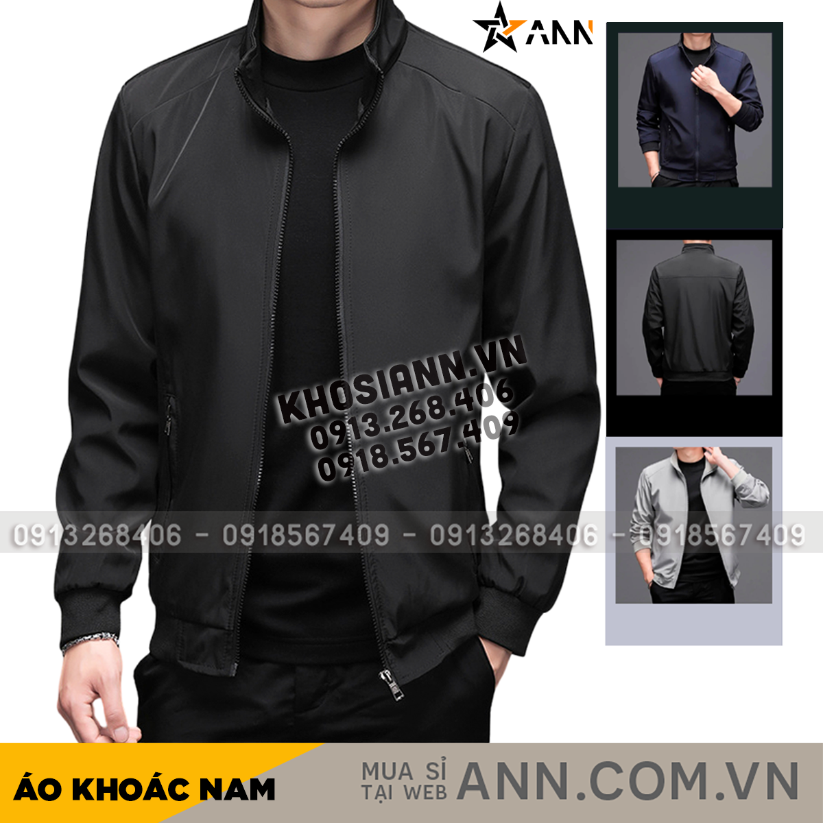 23979_ak077_20240412113239-5.png Áo Khoác Nam Rurumen Chất Dù 2 Lớp Kiểu Trơn Cổ Đứng Cao Cấp (Có Size 3x) - AK086