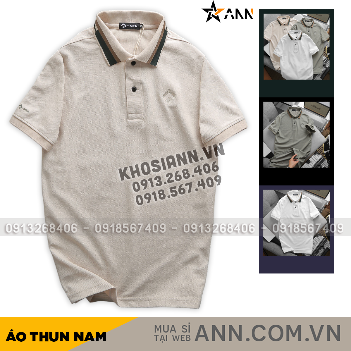 23992_1_20240413104629-3.png Áo Thun Nam Cổ Bẻ Thêu Chữ G (Có size 3x) - CS224
