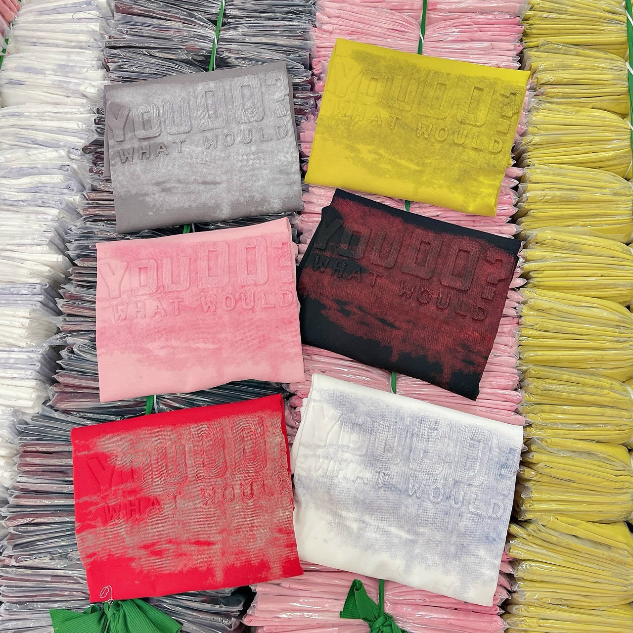 Giá sỉ áo thun nữ Baby Tee ôm body từ 35kg - 55kg In Chữ Nổi YouDO? Giá sỉ áo thun nữ Baby Tee ôm body từ 35kg - 55kg In Chữ Nổi YouDO?