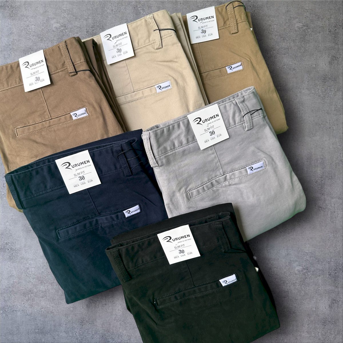 24094_z5365505685030-87b6508ae4bdc19eaa6044826c7ce915_20240420041106-4.png Quần Kaki Dài Nam Rurumen Chất Kaki Co Giãn Cao Cấp (Có size 36) - QB428