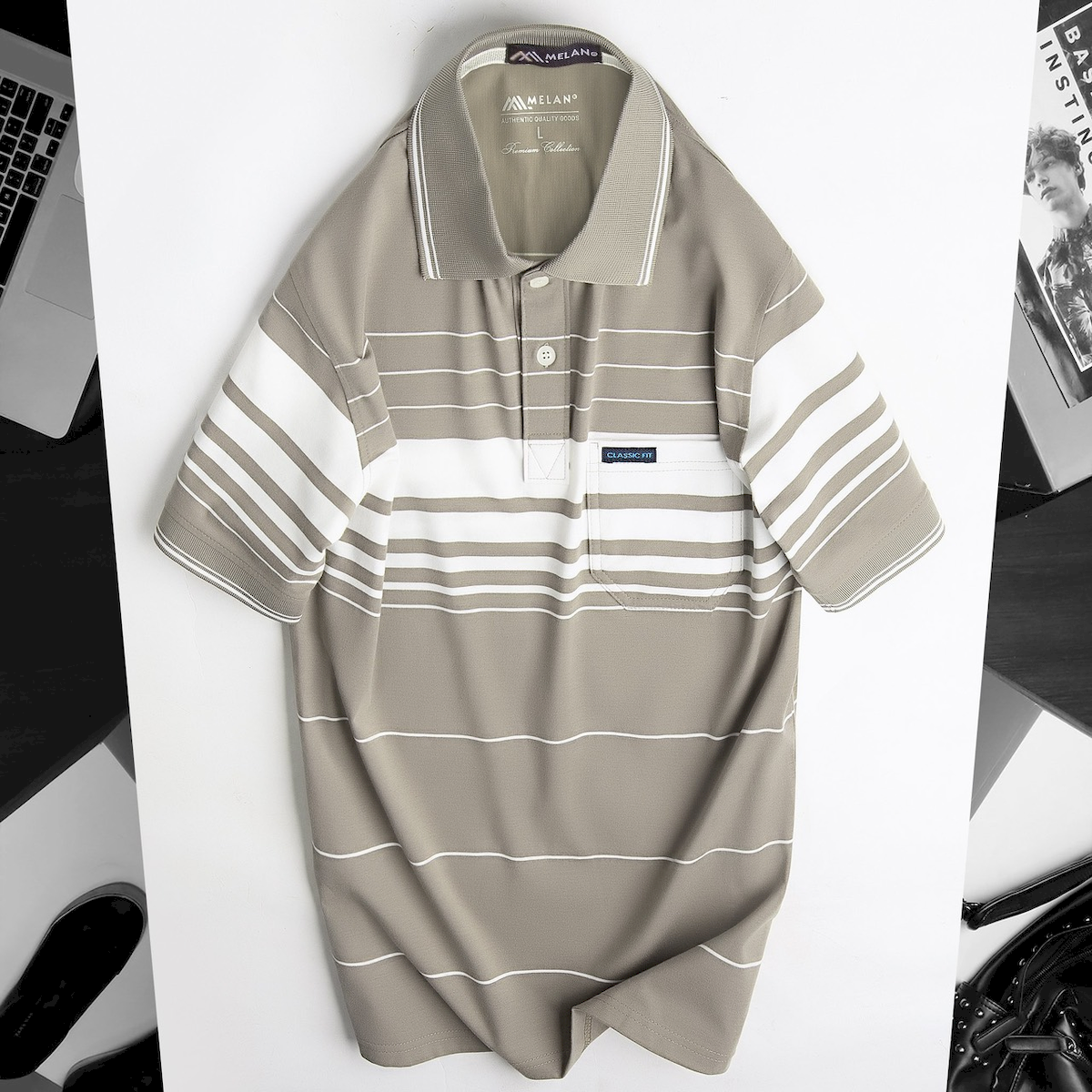 24097_z5460651962363-c6e5067450572c7e70e1a8f0eb49cba7_20240521094534-6.png Áo Thun Sọc Nam Trung Niên Phối Sọc Nhuyễn Có Túi Thun Cotton (Có size 3x) - AS056