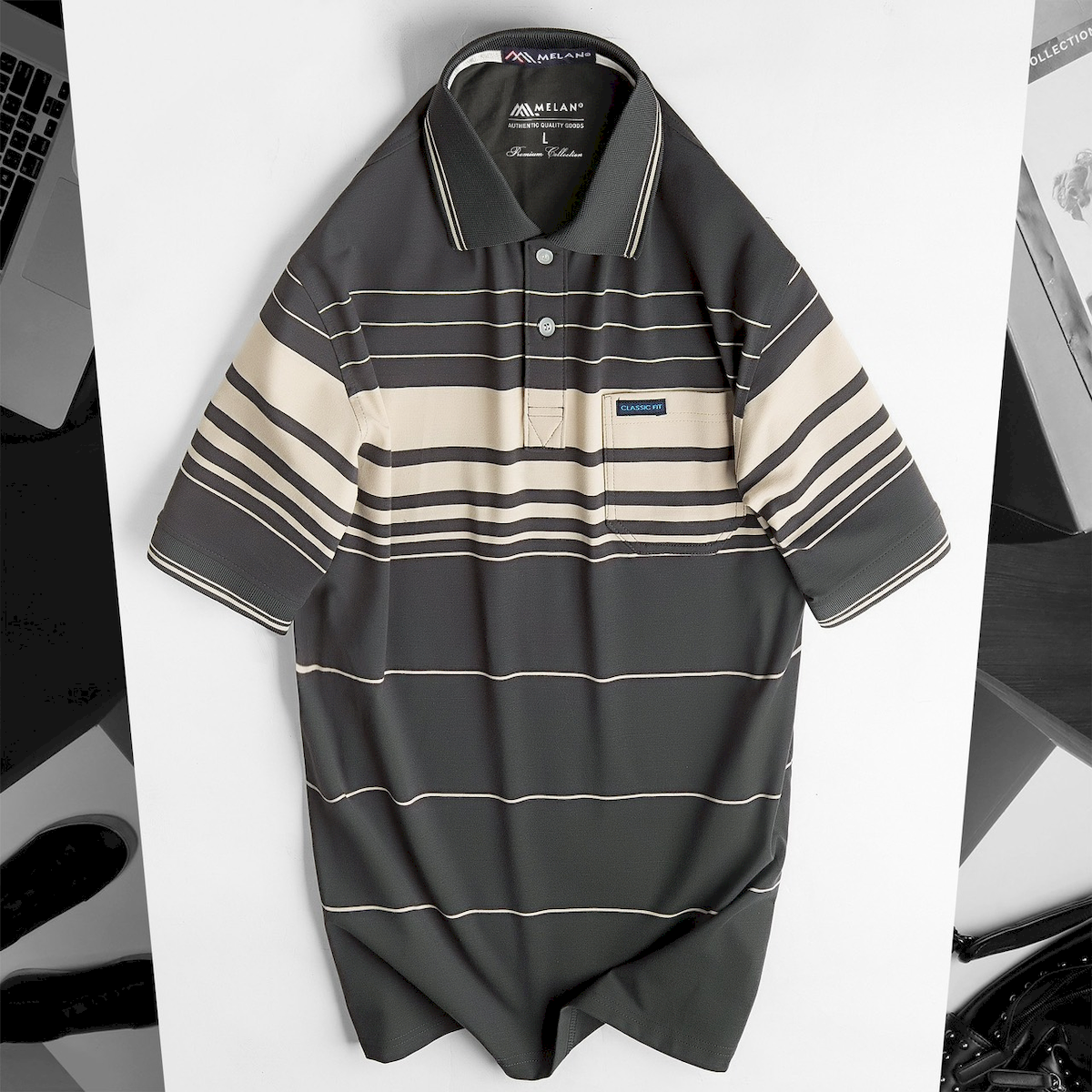 24097_z5460652050205-bd59d4fa40238ad4262fb3b097a64c7b_20240521094537-6.png Áo Thun Sọc Nam Trung Niên Phối Sọc Nhuyễn Có Túi Thun Cotton (Có size 3x) - AS056