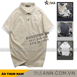 Áo Thun Nam Cổ Bẻ Thêu Nổi Logo Rubik (Có size 3x) - CS226