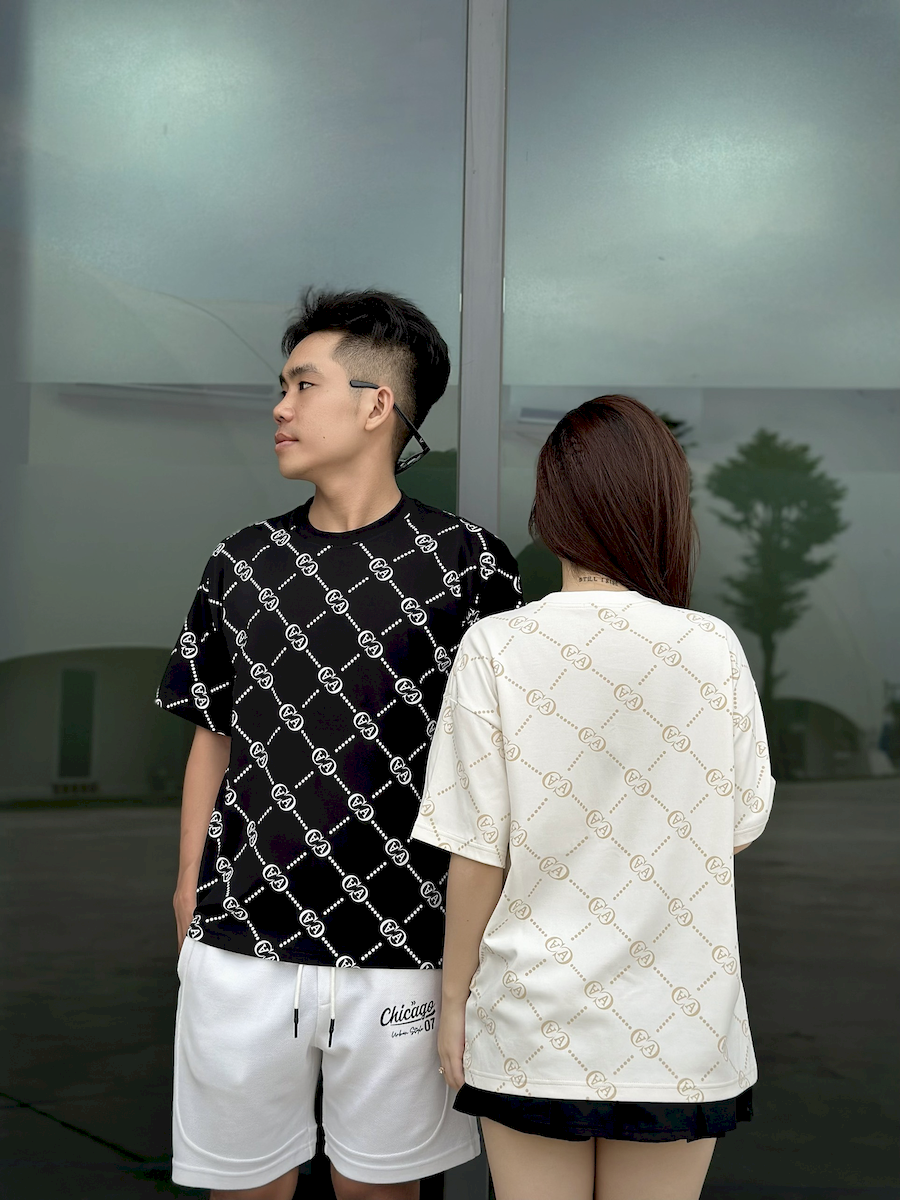 Nguồn sỉ áo Thun Cặp Nam Nữ Cổ Tròn Pack Horse In Chữ AA Nguồn sỉ áo Thun Cặp Nam Nữ Cổ Tròn Pack Horse In Chữ AA