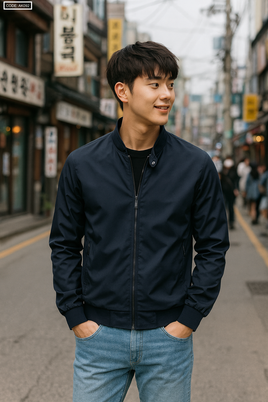 Giá sỉ áo Khoác Dù Nam Hai Lớp Trơn Cổ Đứng Tay Bo Giá sỉ áo Khoác Dù Nam Hai Lớp Trơn Cổ Đứng Tay Bo