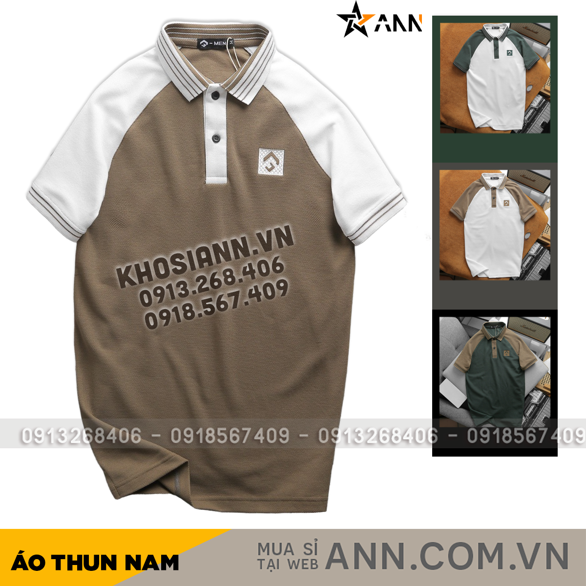 24531_1_20240614095700-6.png Áo Thun Nam Polo Cổ Bẻ Phối Màu Viền Bo Cổ (Có Size 3x) - CS228