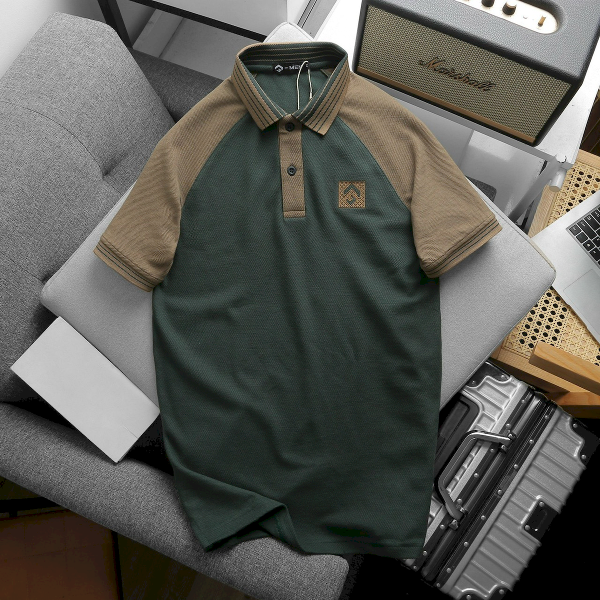 24531_z5536990632871-44fa764479d11697f17a0e0f08e27a58_20240716101040-3.png Áo Thun Nam Polo Cổ Bẻ Phối Màu Viền Bo Cổ (Có Size 3x) - CS228