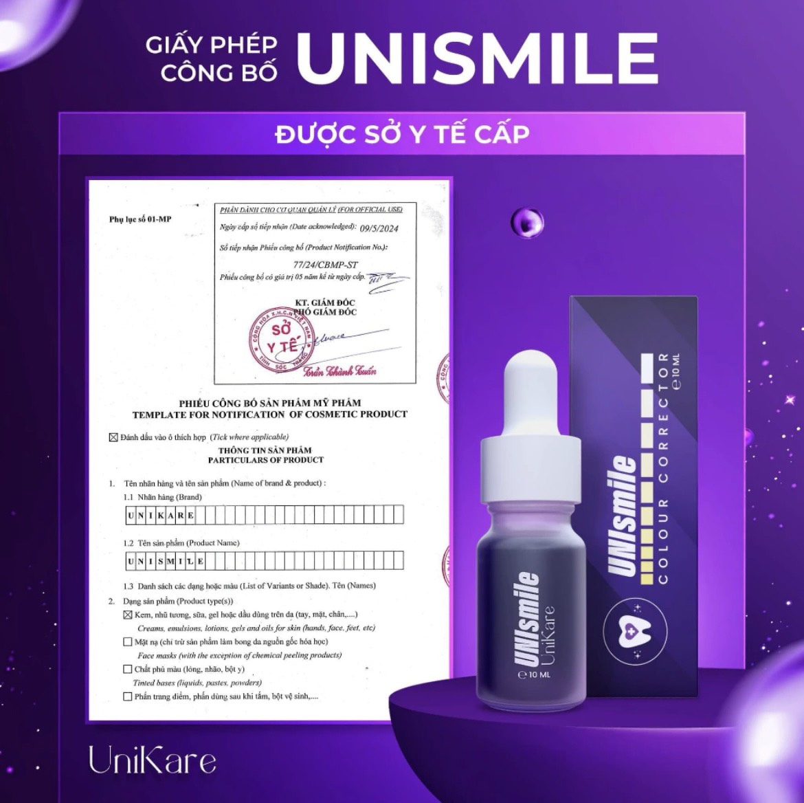 Giá sỉ serum Trắng Răng Unismile Unikare 10ml Giá sỉ serum Trắng Răng Unismile Unikare 10ml