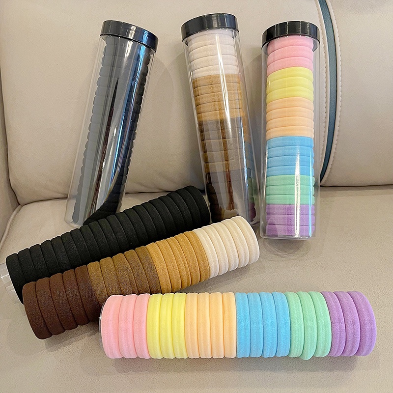 Phân phối combo 3 Dây Thun Cột Tóc Co Giãn Mềm Mại - Hộp 20 Dây Thun Buộc Tóc Trơn - Giao Ngẫu Nhiên Hộp 19.5cm Phân phối combo 3 Dây Thun Cột Tóc Co Giãn Mềm Mại - Hộp 20 Dây Thun Buộc Tóc Trơn - Giao Ngẫu Nhiên Hộp 19.5cm