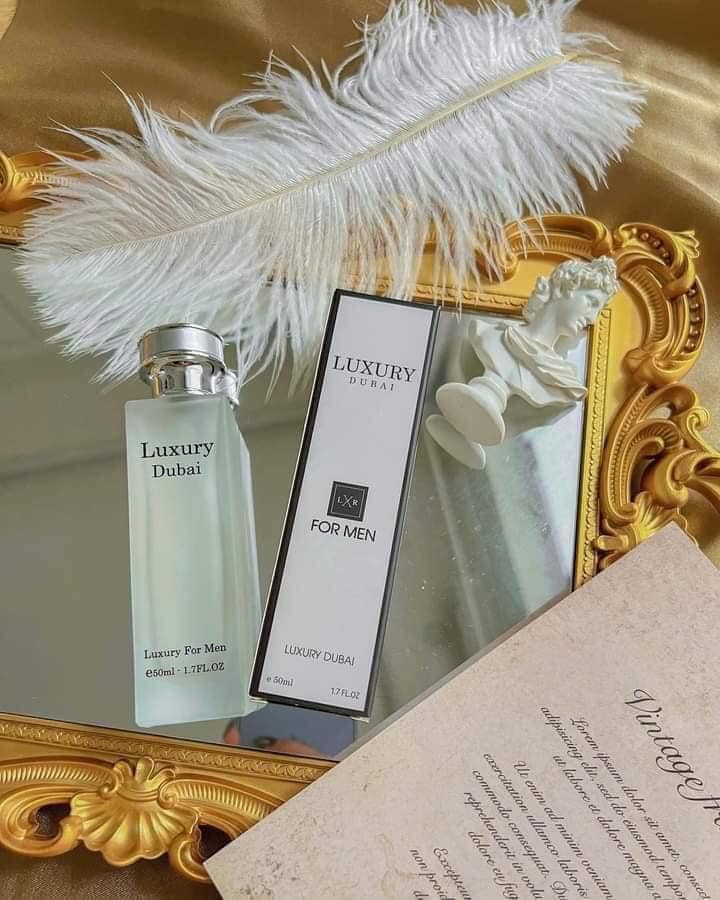 Chuyên sỉ nước Hoa Luxury Dubai Luxury For Men Màu Trắng Mùi Nam 50ml Chuyên sỉ nước Hoa Luxury Dubai Luxury For Men Màu Trắng Mùi Nam 50ml