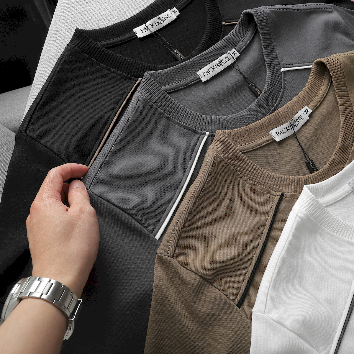 24737_z5664002480078-0381b6ef232e7473803450aa69911fbe_20240725155713-4.png Áo Thun Nam Cổ Tròn Logo Nổi Chữ ON (Có Size 3x) - AB520