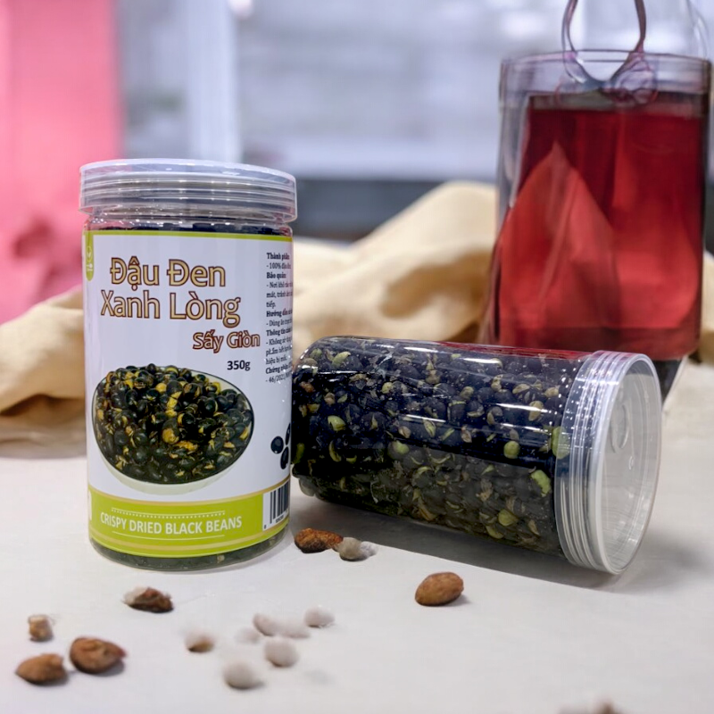 Đậu Đen Xanh Lồng Sấy Giòn 350g Đậu Đen Xanh Lồng Sấy Giòn 350g