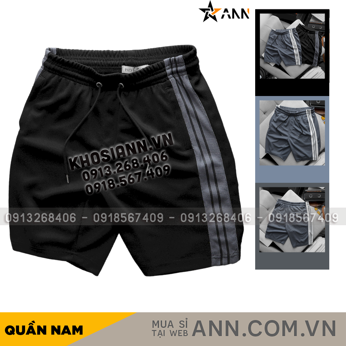 24747_1_20240729172112-8.png Quần Short Thun Nam Pack Horse Viền Sọc Thể Thao - QB435