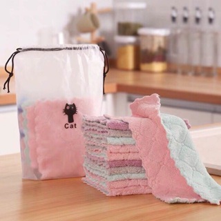 24865_vn-11134207-7r98o-lyqds3dcnt0h99-tn_20240817111752-3.jpg Combo 10 Khăn Lau Bếp Đa Năng - Khăn Bếp 2 Mặt Vải Mềm Mịn Siêu Thấm Nước 25x15Cm - KLBDN01