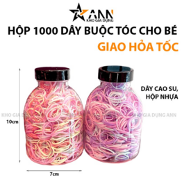 Hộp 1000 Dây Buộc Tóc Mini Cho Bé - DBTCB1000