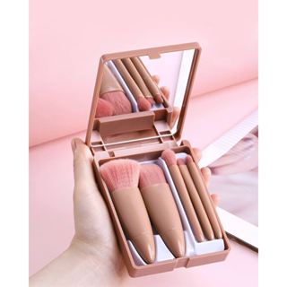 Hộp Cọ Trang Điểm 6 Món Mini Tiện Lợi Hộp Cọ Trang Điểm 6 Món Mini Tiện Lợi