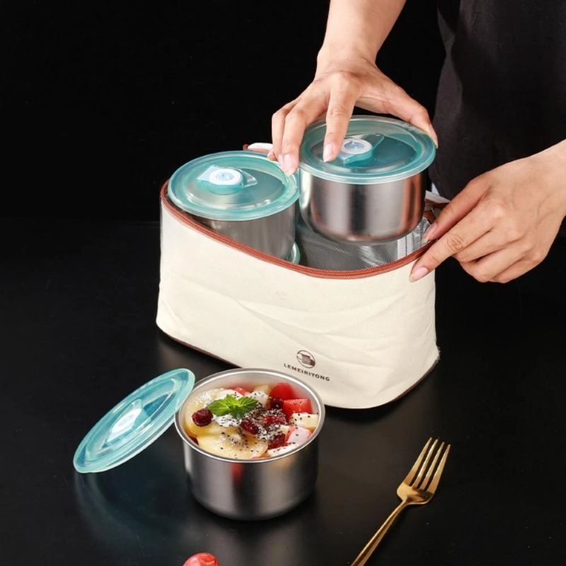 24952_vn-11134207-7r98o-lmqyybkwyy8v48_20240826145439-3.jpg Combo 2 Hộp Inox Tròn Đựng Thực Phẩm Có Nắp Đậy 11x11x7cm - HINT01