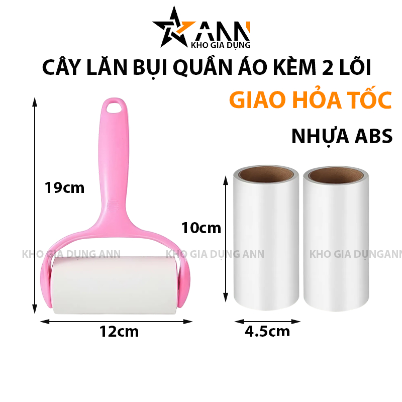 24980_82_20250320095255-1.png Cây Lăn Bụi Quần Áo Kèm 2 Lõi Lăn 9x12cm - CLB01