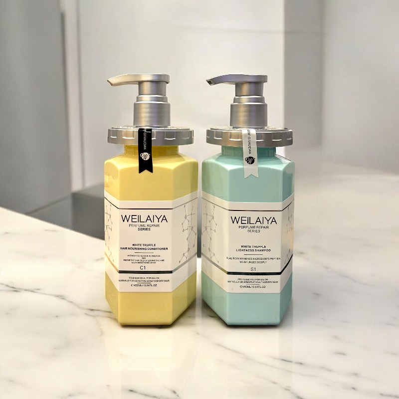 Nguồn sỉ combo Dầu Gội Và Dầu Xả Phục Hồi Hương Nước Hoa Perfume Repair Series Weilaiya 450ml - Tặng Set Gội Xả Mini Nguồn sỉ combo Dầu Gội Và Dầu Xả Phục Hồi Hương Nước Hoa Perfume Repair Series Weilaiya 450ml - Tặng Set Gội Xả Mini