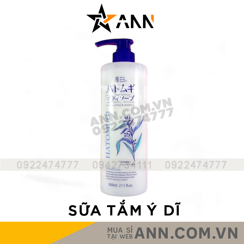 25083_9a_20240917123307-1.png Sữa Tắm Ý Dĩ Hatomugi Moisturizing Washing 800ml - 4513574027077