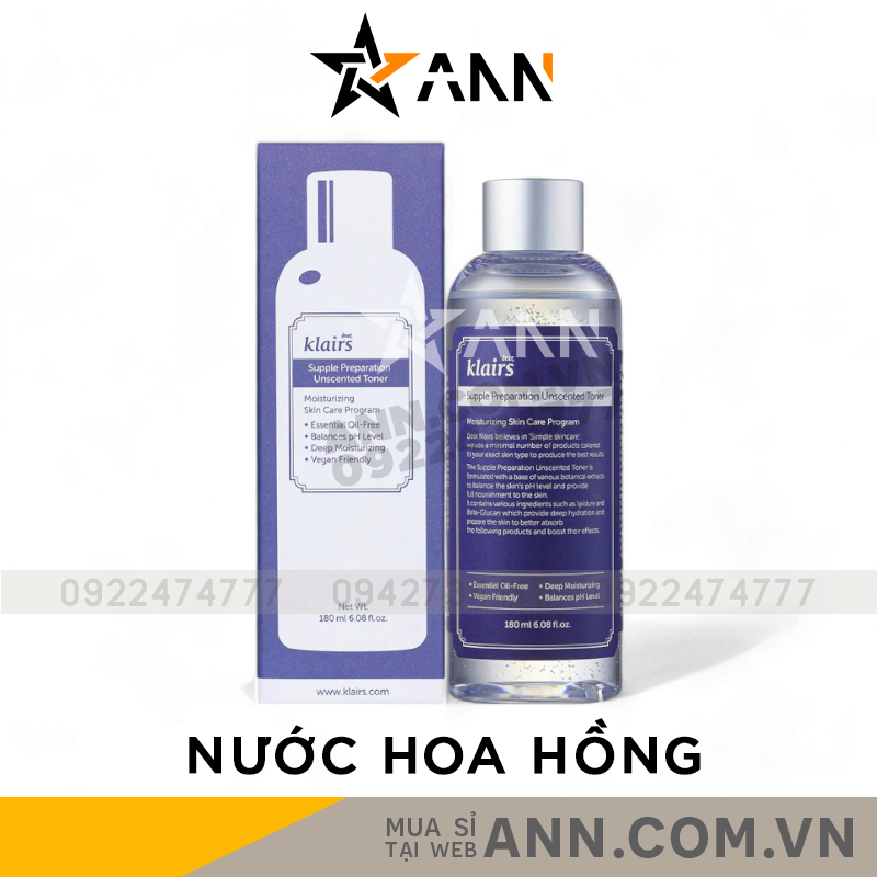 25090_13a_20240917163515-3.png Nước Hoa Hồng Klairs Supple Preparation Unscented Toner 180ml - 8809115029119