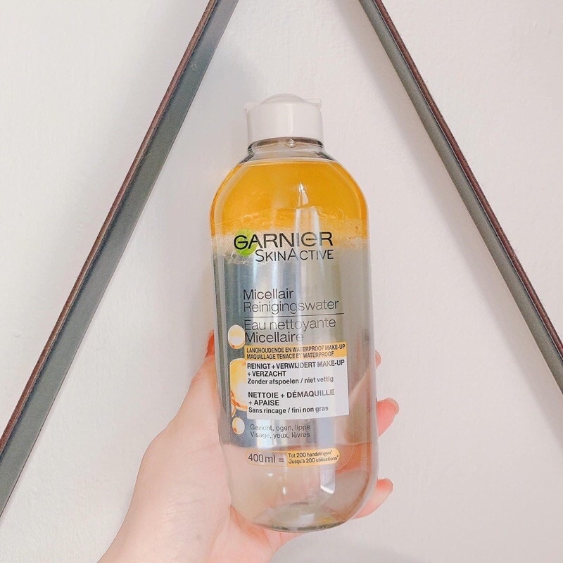 25152_073e900bd142bd04b8ec4c4da78af31c_20240921163833-1.jpg Nước Tẩy Trang Garnier Màu Vàng Micellar Cleansing Water in Oil 400ml - 6902395502005