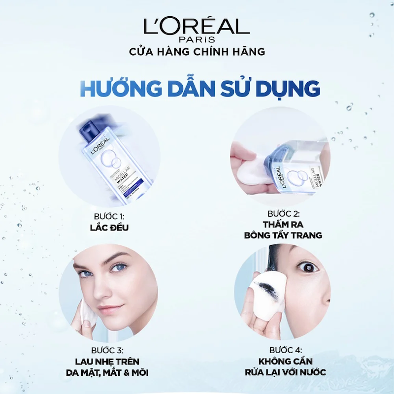 25175_35_20240923102623-17.png Nước Tẩy Trang Loreal Paris Màu Xanh Đậm Sạch Sâu Micellar Water Deep Cleansing 400ml - 6902395498919