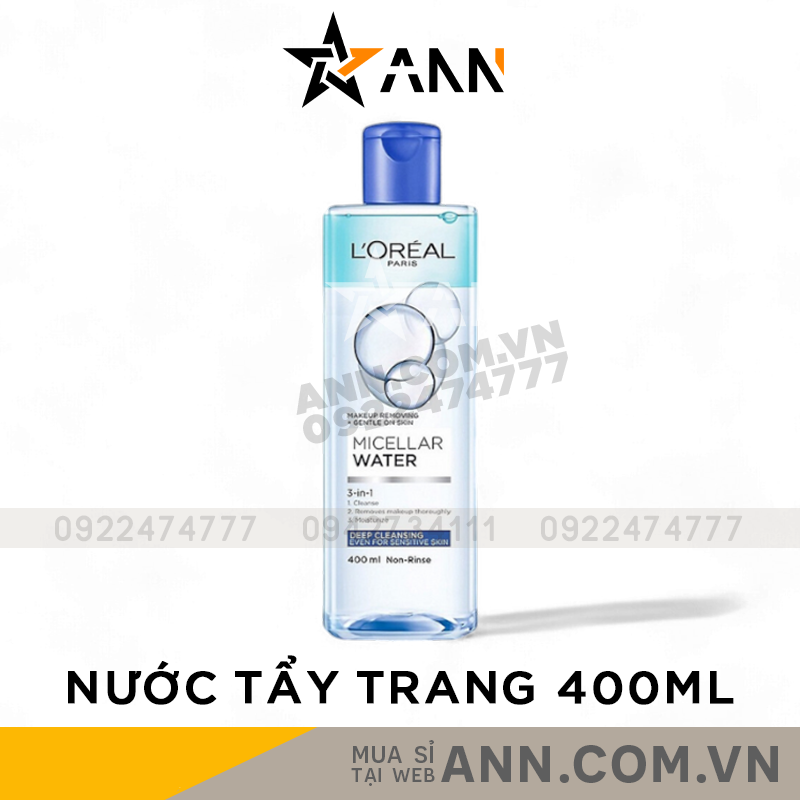25175_bia-19_20240922162939-27.png Nước Tẩy Trang Loreal Paris Màu Xanh Đậm Sạch Sâu Micellar Water Deep Cleansing 400ml - 6902395498919