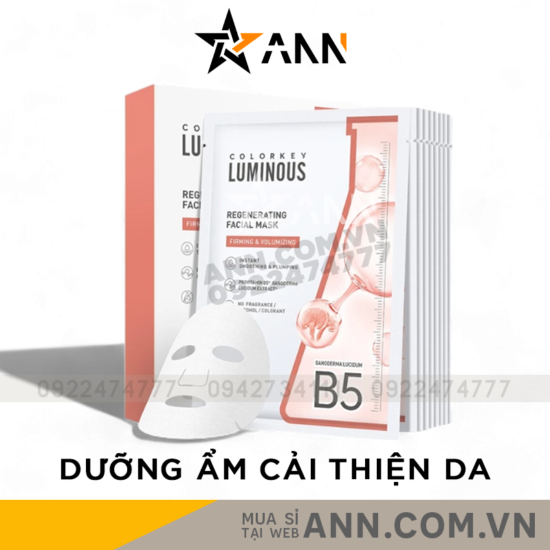 25186_d3_20240924111634-1.png Mặt Nạ Colorkey Luminous B5 Regenerating Facial Mask Firming & Volumizing Hộp 10 Miếng - 6975326789387