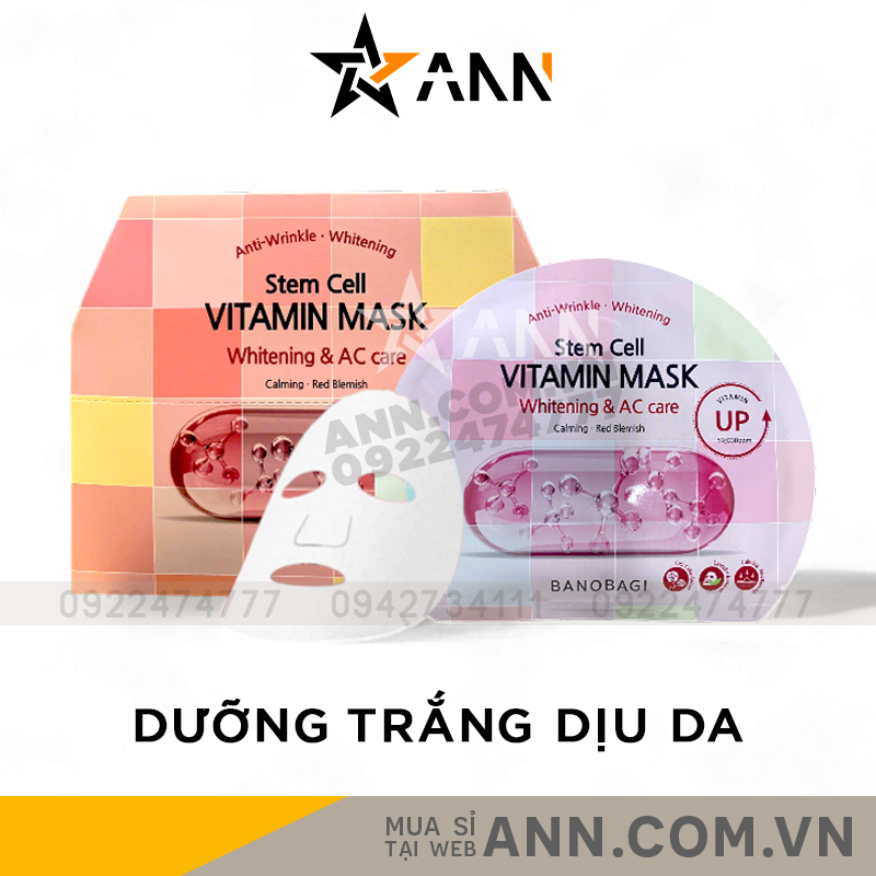 25193_a4_20240924115335-3.png Mặt Nạ Banobagi Màu Hồng Stem Cell Vitamin Mask Whitening AC Care Hộp 10 Miếng - 8809486365311