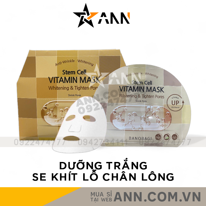 25196_a1_20240924115255-4.png Mặt Nạ Banobagi Màu Vàng Stem Cell Vitamin Mask Whitening Tighten Pores Hộp 10 Miếng - 8809486365373