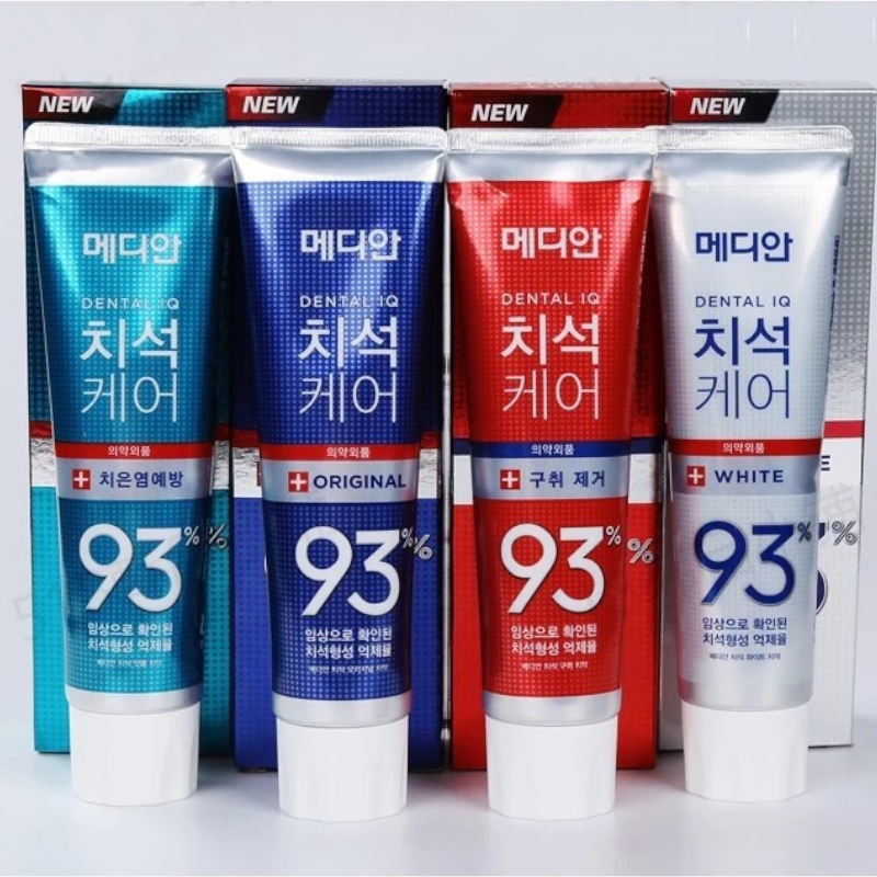 Kem Đánh Răng Median Màu Đỏ Dental IQ 93% Tartar Toothpaste Badbreath 120g Kem Đánh Răng Median Màu Đỏ Dental IQ 93% Tartar Toothpaste Badbreath 120g
