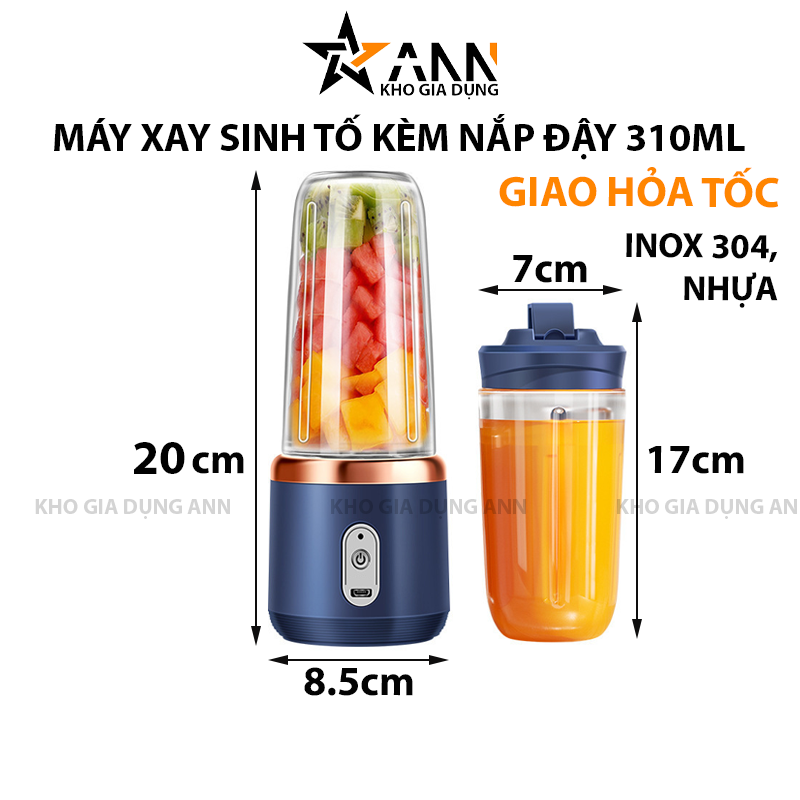 25261_208_20250320111429-1.png Máy Xay Sinh Tố Kèm Nắp Đậy 310ml 20x8.5cm - MXSTKND