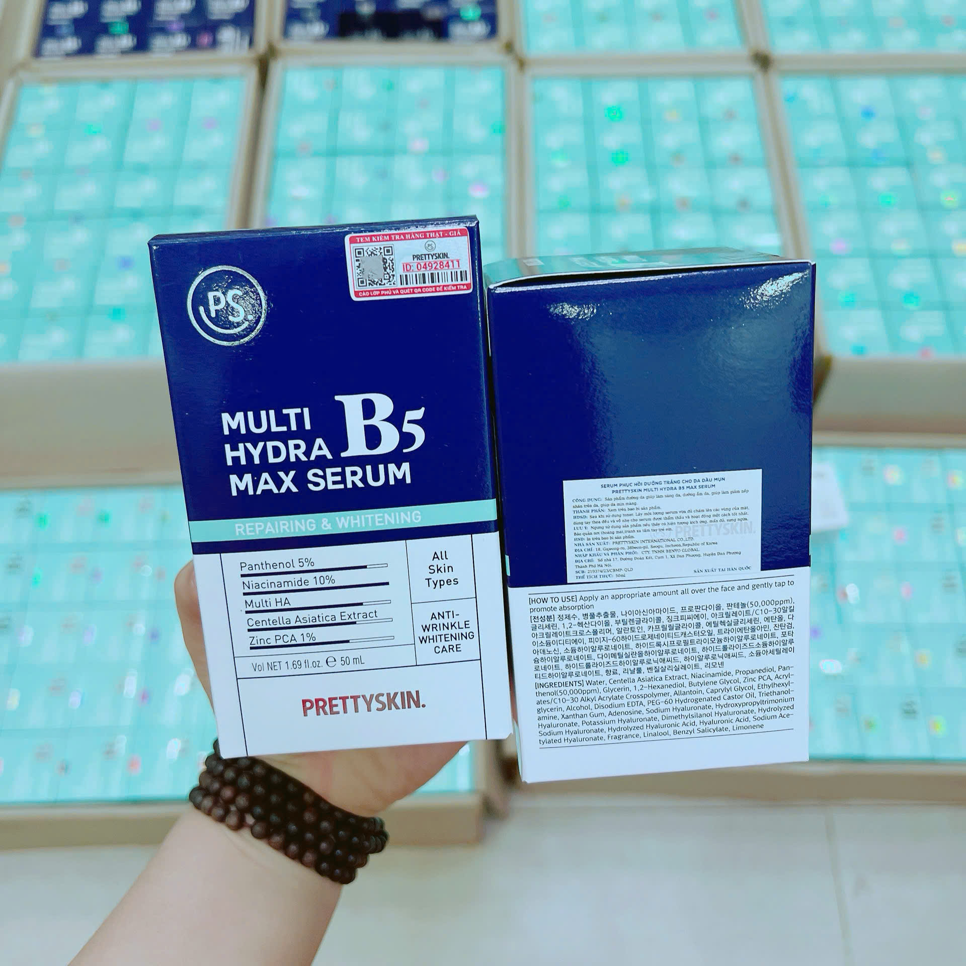 25262_z7210375108454-c3accbe81790f4390b5ed0ba57a1aadb_20251110223341-1.png Serum B5 Prettyskin Multi Hydra Max Serum Cho Da Dầu Mụn 50ml - 8809733218735