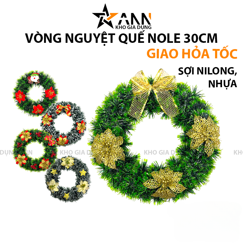 25309_226_20250320112149-3.png Vòng Hoa Nguyệt Quế Noel Trang Trí Tường Cửa Giáng Sinh 5 Mẫu Size 30cm - VHNQ01
