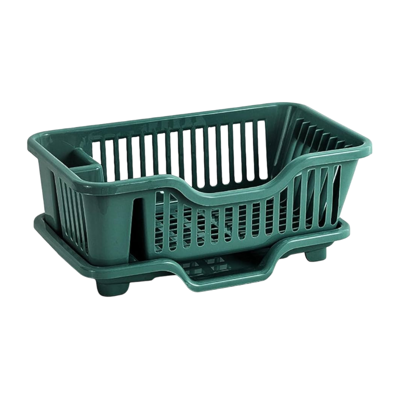 Rổ Úp Chén Đĩa Có Khay Hứng Nước - Kệ Úp Bát Nhựa PP 41x26x17cm Rổ Úp Chén Đĩa Có Khay Hứng Nước - Kệ Úp Bát Nhựa PP 41x26x17cm