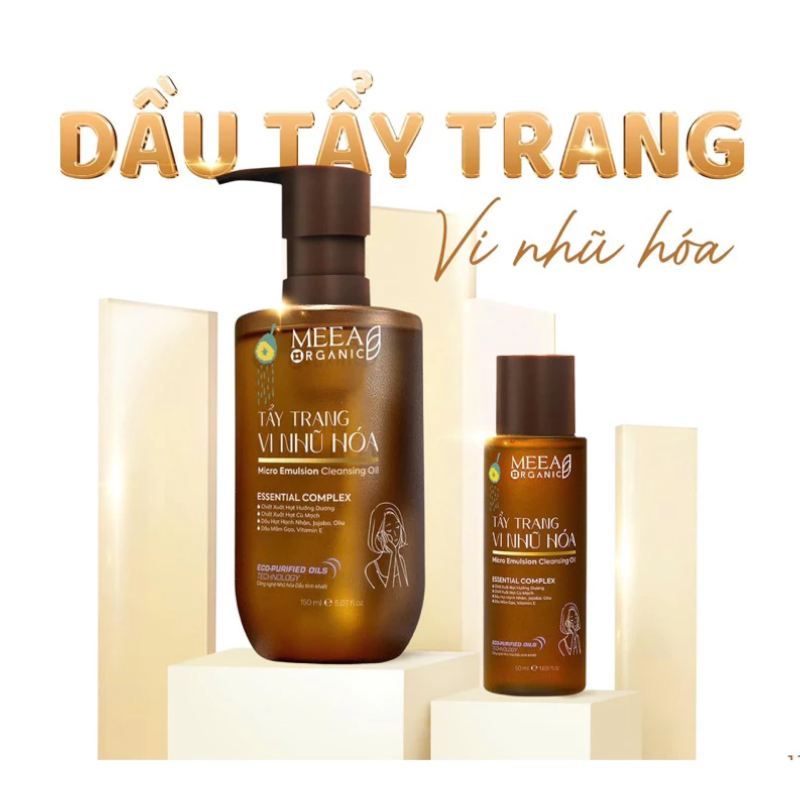 Nguồn sỉ dầu Tẩy Trang Meea Organic Vi Nhũ Hóa Micro Emulsion Cleaning Oil 150ml Nguồn sỉ dầu Tẩy Trang Meea Organic Vi Nhũ Hóa Micro Emulsion Cleaning Oil 150ml