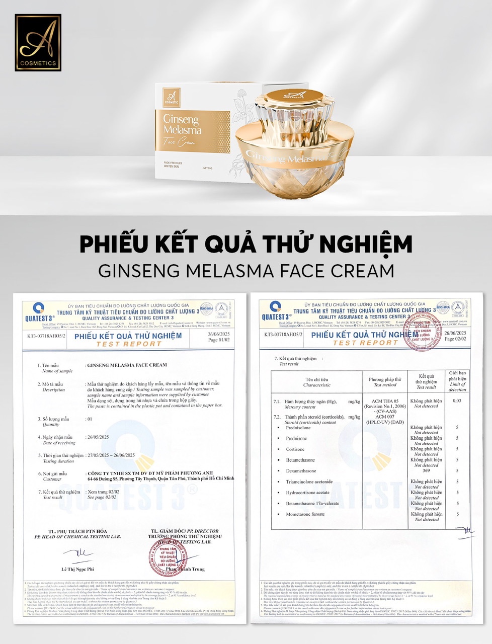 25361_z6804713794969-e6af888b19382fb62baba6e76be8c918_20250715104539-2.jpg Kem Face Nám Nhân Sâm Ginseng Melasma A Cosmetics 2024 Mỹ Phẩm Phương Anh - FACENAMA2024