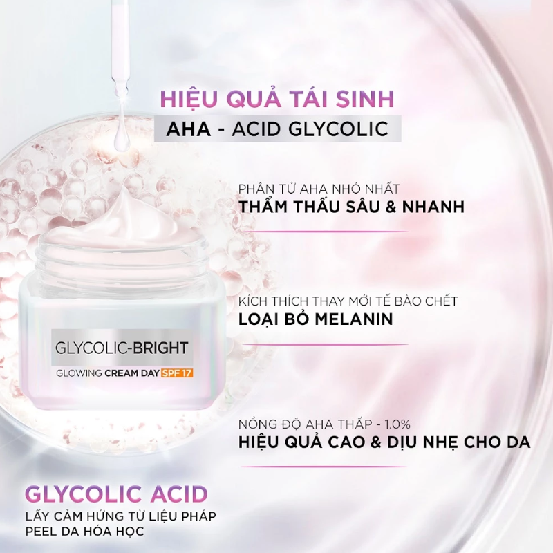 25391_kem-duong-loreal-hong-trang-photoroom-1_20241007174930-11.png Kem Dưỡng Trắng Da Loreal Paris Ban Ngày Glycolic-Bright Glowing Cream Day SPF 17 50ml - 8994993016525